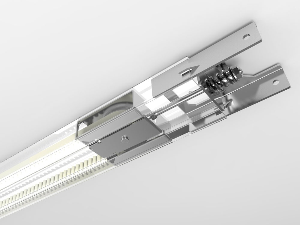 2 Alutech LGR-4200C Рейка приводная цельная с цепью